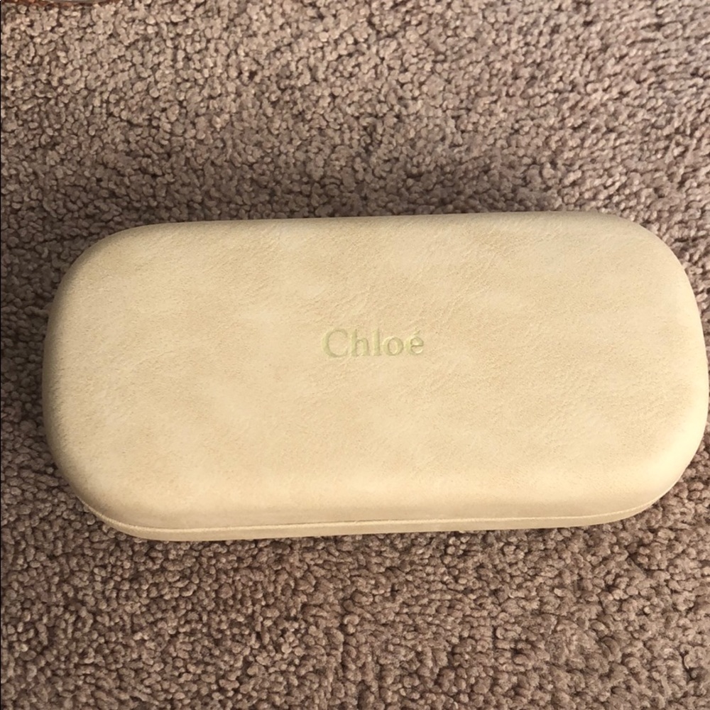 CHLOE ROSE GOLD HORN RIM GLASSES - Picture 5 of 5